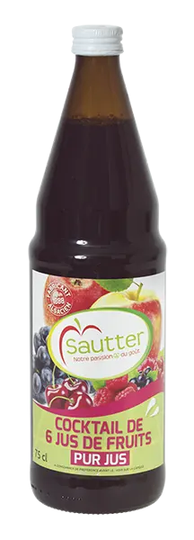 Cocktail de 6 jus de fruits Pur jus