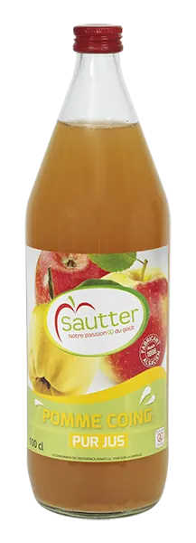 Pur jus de pomme et de coing