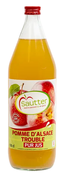 Pur jus de pomme d&rsquo;Alsace trouble