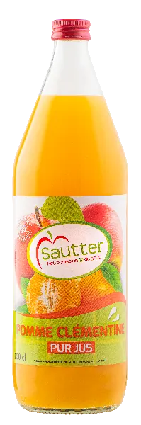 Pur jus de pomme et de clémentine