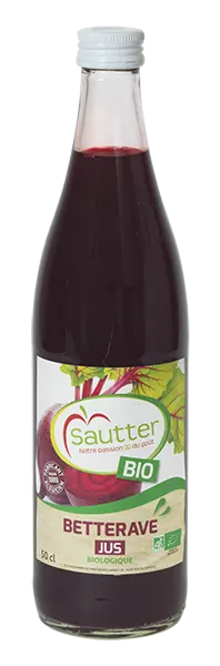 Jus de betterave biologique