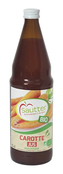 Jus de carotte biologique