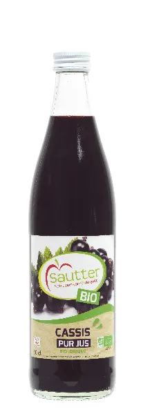 Jus de cassis biologique