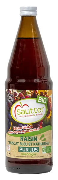 Jus de raisin biologique « Muscat Katharina »
